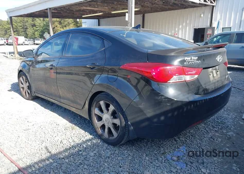 2013 Hyundai Elantra Limited из США, поврежденный, VIN KMHDH4AE1DU969442